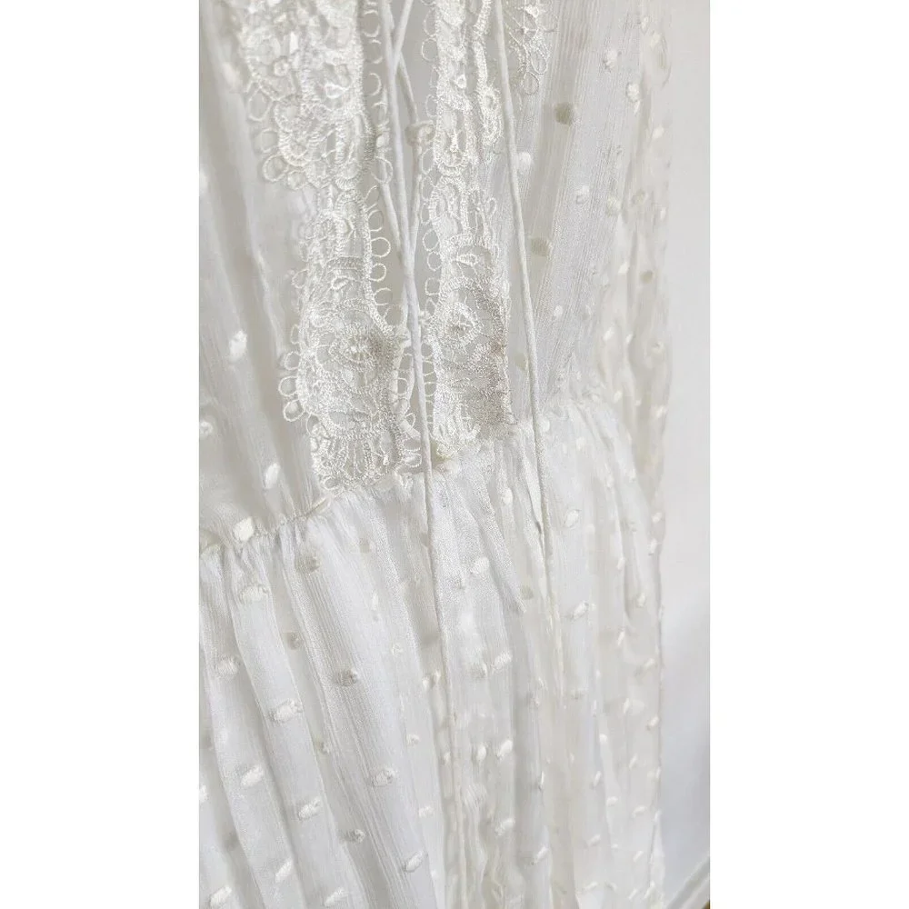 Zimmermann Oleander Lattice Playsuit Silk Size 1 / 10 - Picture 14 of 16